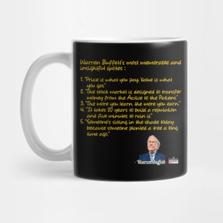 Warren Buffett's sayings Mug